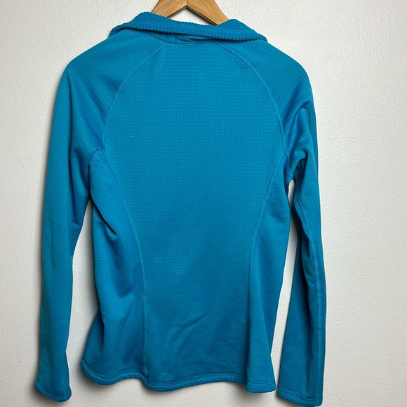 Patagonia Women’s Pullover Fleece Lined 1/4 Zip Jacket Size Small Blue - Picture 3 of 6
